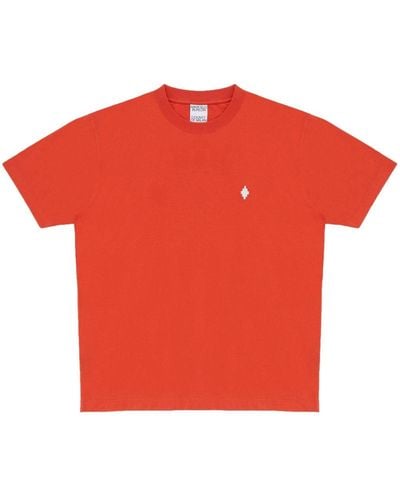 Marcelo Burlon T-Shirt mit Kreuz - Rot