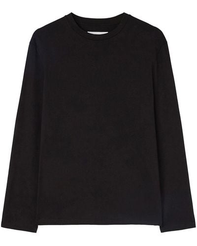 Jil Sander ロゴ ロングtシャツ - ブラック