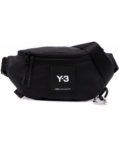 Y-3 Logo-print Waistbag - Black
