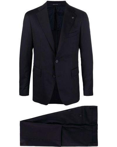 Tagliatore ウール ツーピース スーツ - ブルー