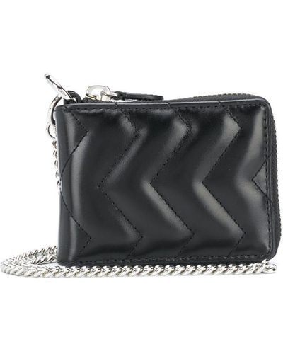 Sandro Wallet Quilted Mini Bag - Black