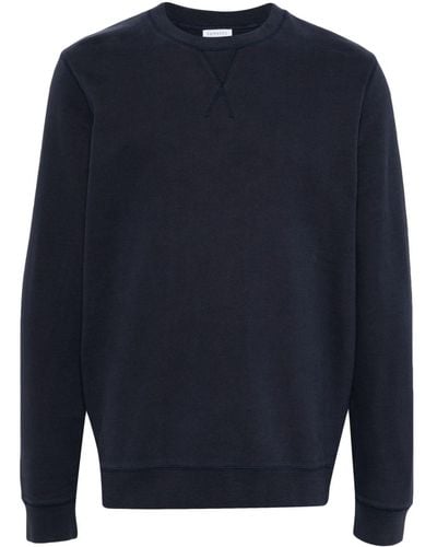 Sunspel Fine-knit cotton sweater - Blau