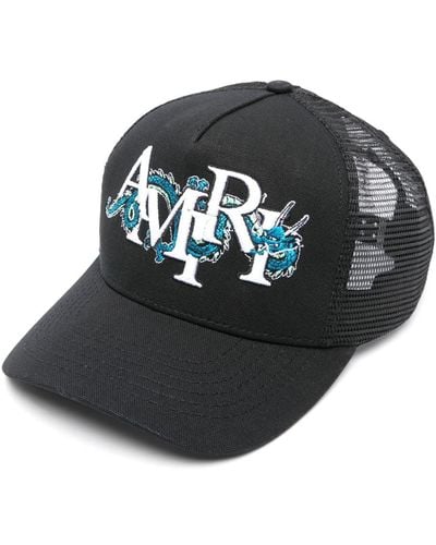 Amiri Embroidered-logo Baseball Cap - Black