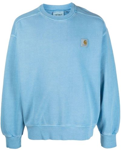 Carhartt Nelson Cotton Sweatshirt - Blue