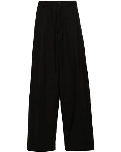 Societe Anonyme Wide-leg Tailored Trousers - Black