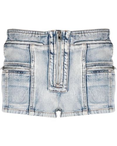 Isabel Marant Kurze Jeans-Shorts - Blau