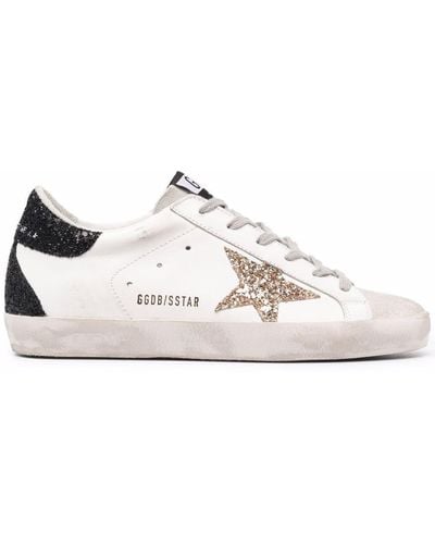 Golden Goose Superstar Low Top Leather Trainers - White