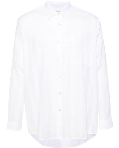 Paura Camicia Erzin a righe - Bianco