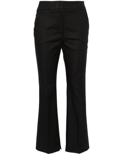 Peserico Mid-rise Tailored Pants - Black