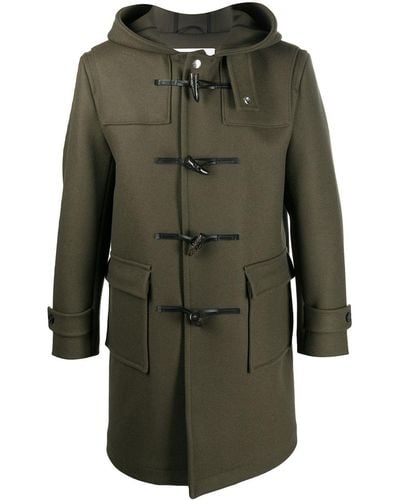 Mackintosh Weir Hooded Duffle Coat - Green