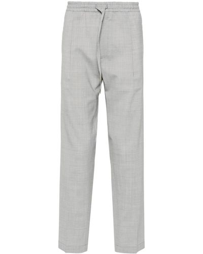 Briglia 1949 Pantalones ajustados con pinzas - Gris