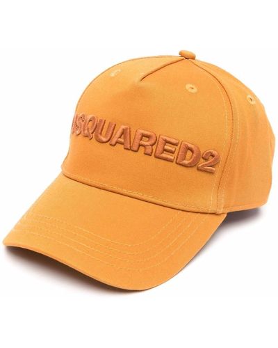 DSquared² ロゴ キャップ - オレンジ