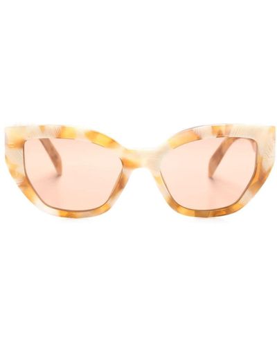 Prada Gafas de sol con montura estilo mariposa - Rosa