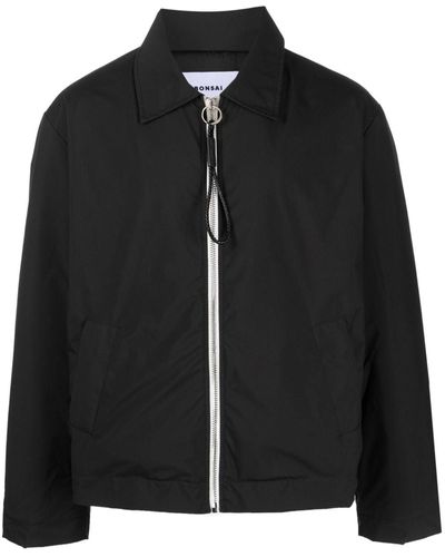 Bonsai Leichte Jacke mit Reißverschluss - Schwarz
