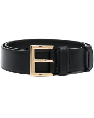 Prada Riem Met Logoplakkaat - Zwart