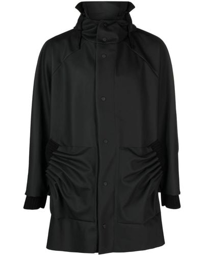 Craig Green Tube Pleat Raincoat - Black