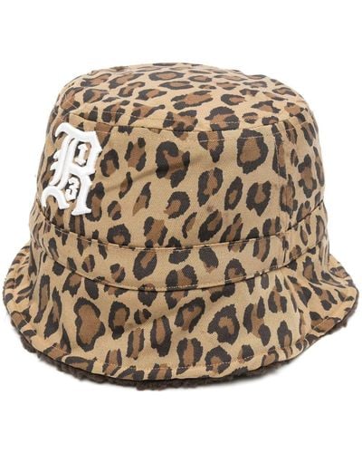 R13 Embroidered-logo Detail Bucket Hat - Natural