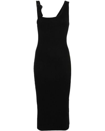 Versace バロックバックル ドレス - ブラック
