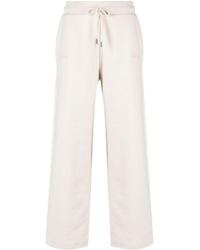 Woolrich Logo-embroidered Track Trousers - Natural