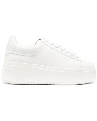 Ash Moby Be Kind Platform Sneakers - White