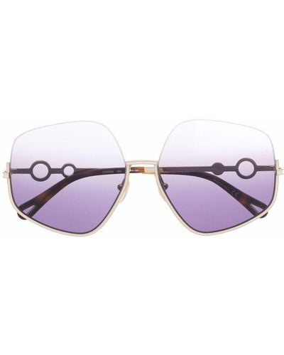 Chloé Oversized-frame Gradient Sunglasses - Metallic