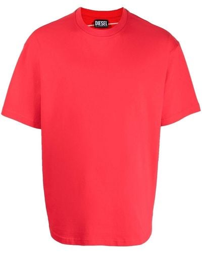 DIESEL Camiseta T-Boggy-Megoval - Rojo