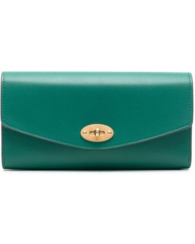 Mulberry Darley Envelope Wallet - Green