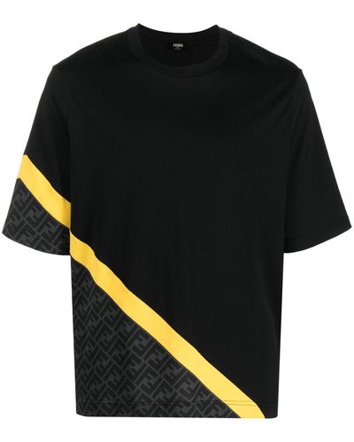 Fendi Poloshirt Met Logopatroon - Zwart
