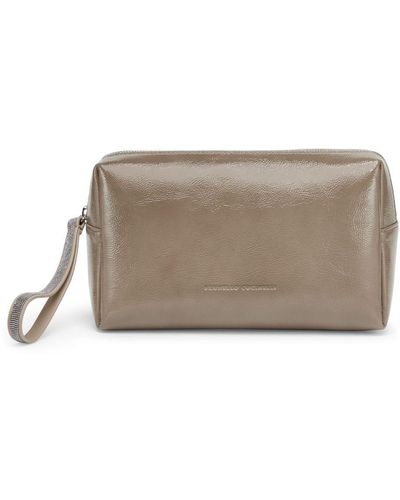 Brunello Cucinelli Pouch da viaggio - Grigio