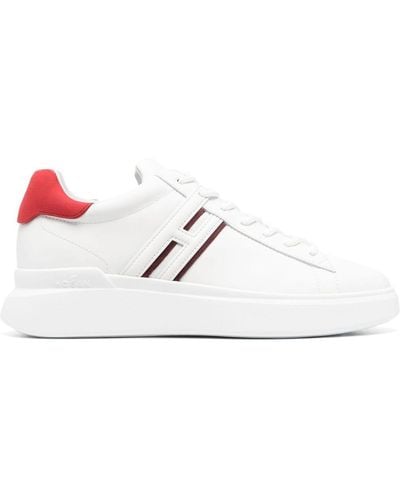 Hogan H580 Low-top Leather Sneakers - White