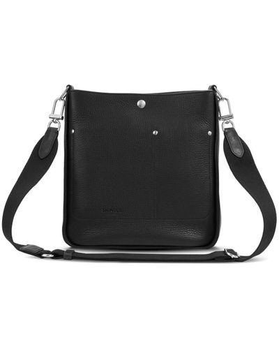 Shinola The Pocket Leather Crossbody Bag - Black
