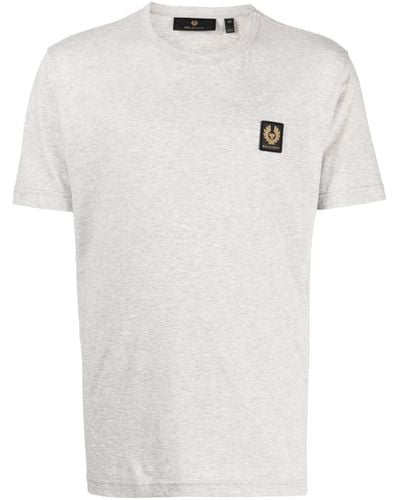 Belstaff T-shirt Met Logopatch - Wit