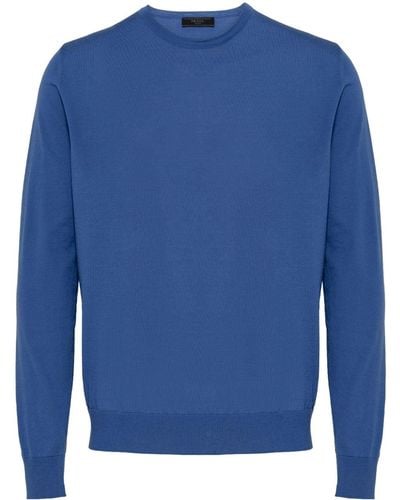 Prada Pullover mit rundem Ausschnitt - Blau