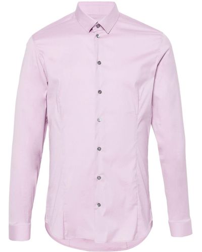 Patrizia Pepe Poplin Cotton-blend Shirt - Pink