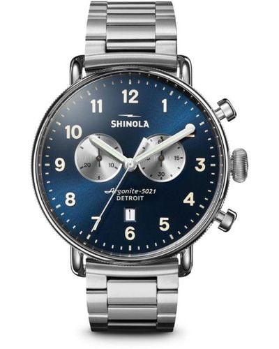 Shinola The Canfield Sport 43mm 腕時計 - ブルー