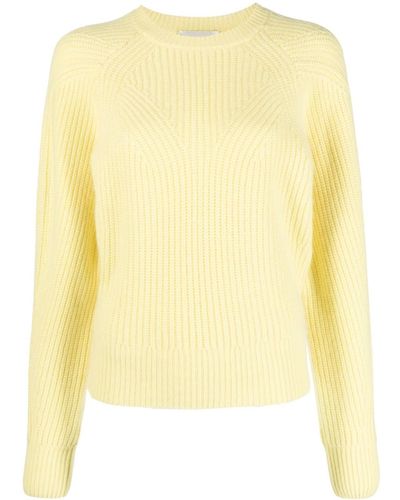 Isabel Marant Baptista Cable-knit Sweater - Yellow