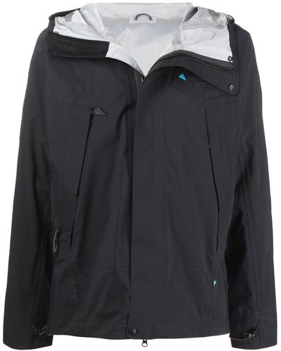 Klättermusen Embroidered-logo Zip-up Jacket - Black