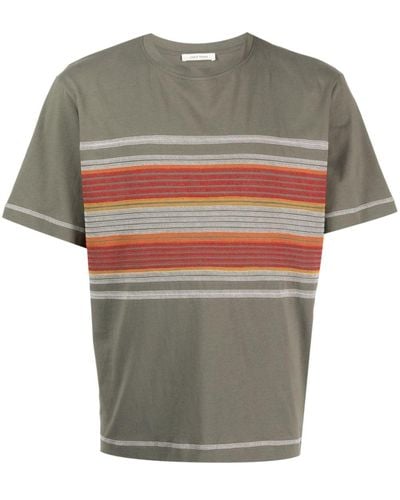 Craig Green Gestreiftes T-Shirt - Grau
