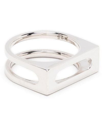 Tom Wood Single Cage Ring - Weiß