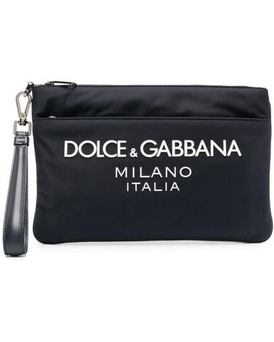Dolce & Gabbana Clutch con logo - Nero