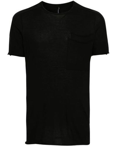 Masnada T-shirt Met Ronde Hals - Zwart