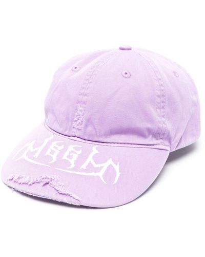 MSGM Logo-embroidered Cotton Cap - Pink