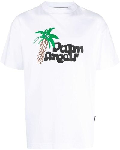 Palm Angels ホワイト Sketchy Tシャツ