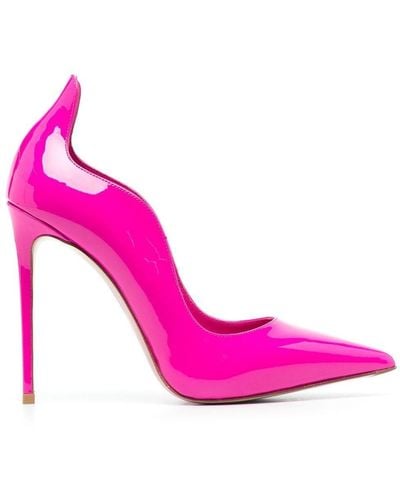 Le Silla Ivy 120mm Patent-leather Court Shoes - Pink