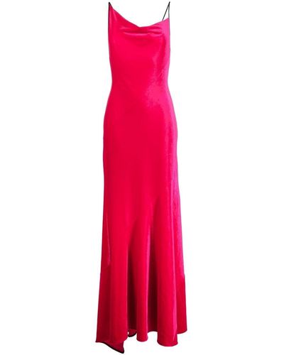 Philosophy Di Lorenzo Serafini Sleeveless Velvet Gown - Pink