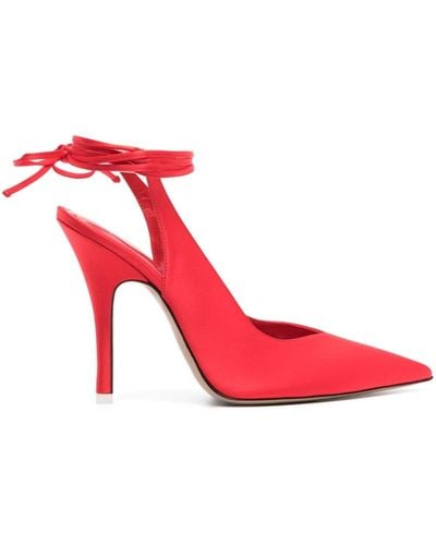 The Attico Venus 120mm Court Shoes - Red