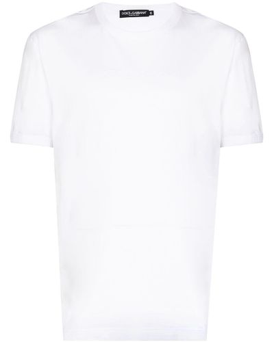 Dolce & Gabbana T-shirt Met Korte Mouwen - Wit