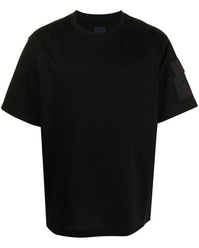 Juun.J Embroidered-logo T-shirt - Black