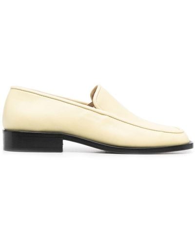 Wandler Lucy Square Toe Loafers - Yellow