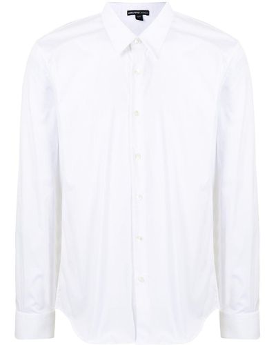 James Perse Matte Stretch-poplin Shirt - White
